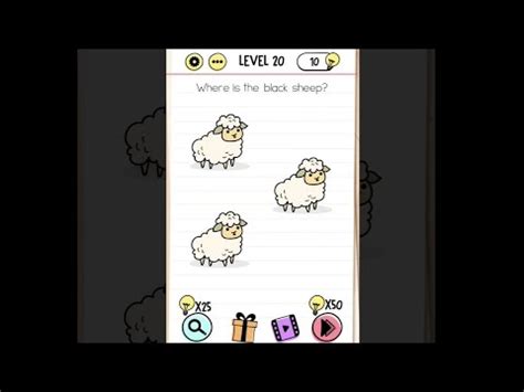 brain test game how to paint the sheep black|brain test 20 black sheep.